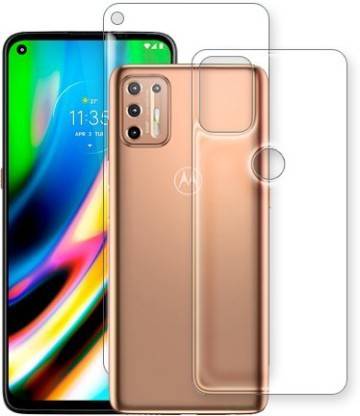 D.P ENTERPRISES Front and Back Screen Guard for Motorola Moto G9 Plus