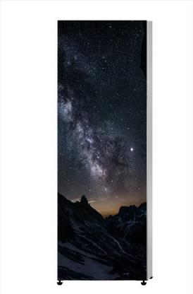 RUBY DECOR 157.48 cm Ruby Décor Decorative Refrigerator Door Sticker PVC Vinyl Fridge Wrap Sticker for Home (160 cm x 60 cm or 63 X 24 Inches) Removable Sticker