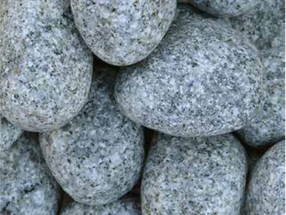 Naturally Green Sadarahalli Grey pebbles 10 kg Regular Asymmetrical Rock Pebbles