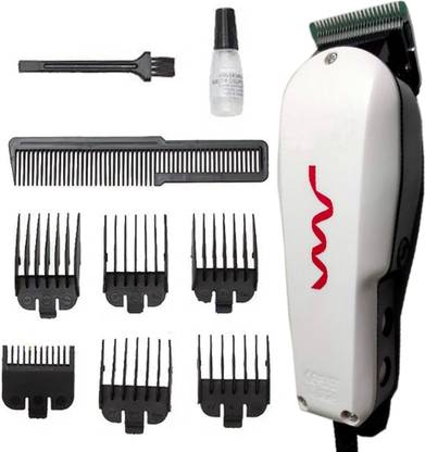 GBRR PROFESSIONAL CORDED HAIR CLIPPER BEARD TRIMMER WITH 4 STUBBLE COMB HAIR CUTTER MACHINE` Grooming Kit 180 min Runtime 1 Length Settings