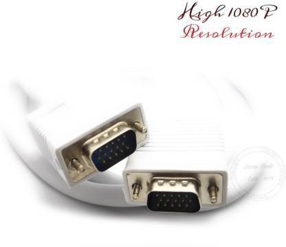 CHHABRA ELECTRONICS & ELECTRICALS  TV-out Cable TV-out Cable Terabyte VGA Cable High speed 1.5m , Premium quality,Full hd Supported, Full copper