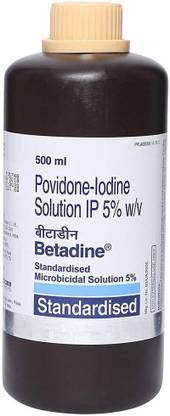 Betadine Standardised Microbicidal Solution 5% Liquid