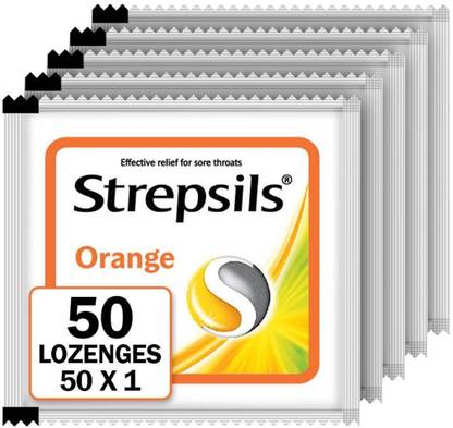Strepsils Orange Lozenges Tablets