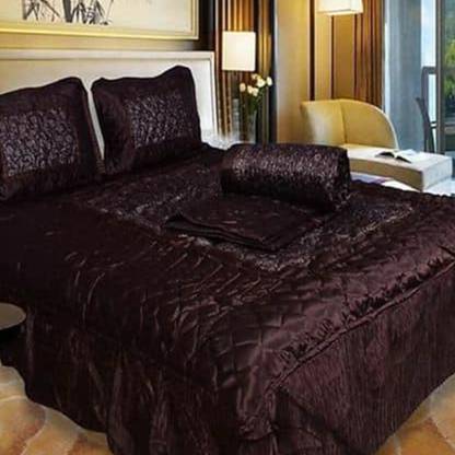 Rajasthan handicraft Satin King Sized Bedding Set