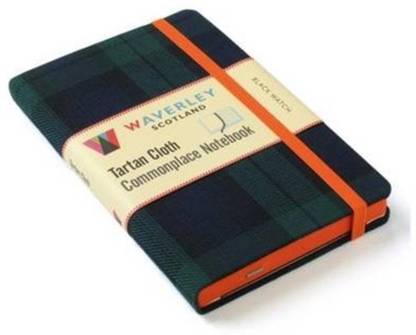 Waverley (M): Black Watch Tartan Cloth Commonplace Notebook