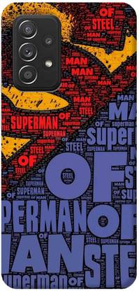 NDCOM Back Cover for SAMSUNG Galaxy A52 Super man of Steel Printed