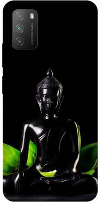 UMPRINT Back Cover for Poco M3/MZB087AIN Buddha, Gautam Buddh, Buddh Printed Back Cover