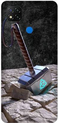 PRINTVEESTA Back Cover for Poco C31/MZB0A0JIN Thor Thor Hammer Printed Back Cover