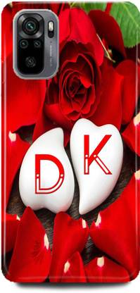 Ignite Back Cover for REDMI Note 10, D LOVES K NAME,D NAME, K LETTER, ALPHABET,D LOVE K NAME