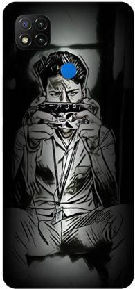 PRINTVEESTA Back Cover for Redmi 9C alone,alone boy,love, game Printed Back Cover