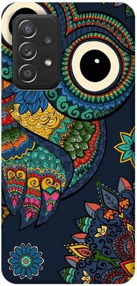 NDCOM Back Cover for Samsung Galaxy A52s 5G owl wallpaper Printed