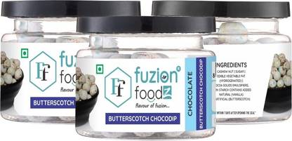 Fuzion Foodz Butterscotch Chocodip | Chocolate | Candy | Chocodip | Pack Of 3 Truffles