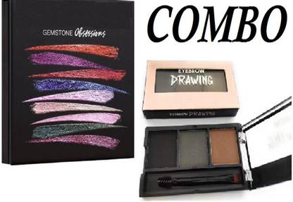 DIAZ SHIMMER EYE SHADOW PALETTE AND EYE BROW PALETTE COMBO