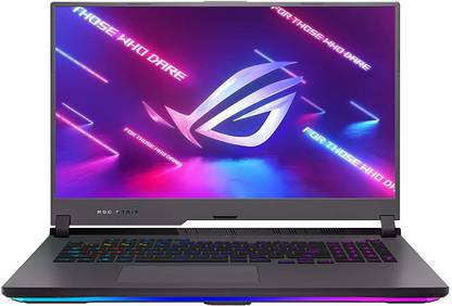 ASUS ROG Strix G17 AMD Ryzen 7 Octa Core 5th Gen AMD Ryzen™ 7 5800H - (8 GB/1 TB SSD/Windows 10/4 GB Graphics/NVIDIA GeForce RTX 3050/144 Hz) G713QC-HX051T Gaming Laptop