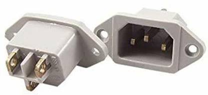 PMW WHITE COLOUR SOCKET 10 A Three Pin Socket
