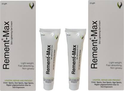 Rement-Max Skin Lightening Cream Use For LIGHTEN, REPAIR & PREVENT Liver Sport, Sun Sports, Age Sport, Hyper-Pigmentation due to Sun Exposure ( 2 25G )