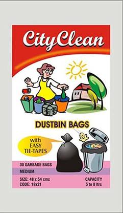 City Clean GARBAGE BAG Medium 10 L Garbage Bag  Pack Of 2