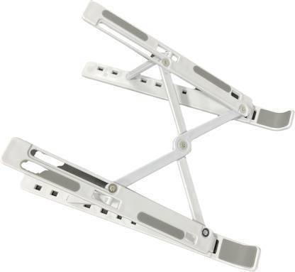 Work Wox WD3443 Plastic Floor and Desk Stand Laptop Stand with Adjustable Height Compatible with Universal Laptops