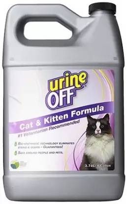 Urine Off Kitten/Cat Odour & Stain Remover 3.8 litres, Permanently eliminate your pet�s urine odor and stains, the Enzyme formula destroys the odor-causing bacteria to eliminate those unwanted smells Deodorizer