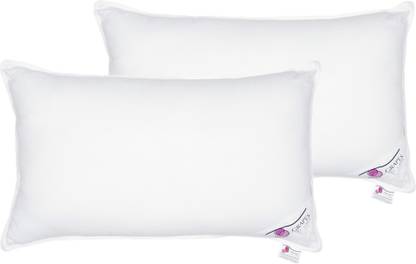 Grapes The Linen Grace Microfibre Solid Sleeping Pillow Pack of 2