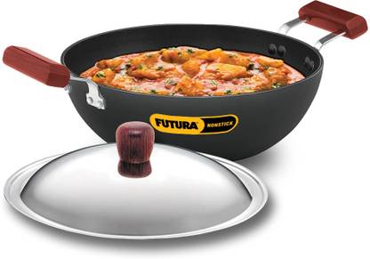Hawkins Deep-Fry Pan (INK35S) Kadhai 26.85 cm diameter with Lid 3.5 L capacity