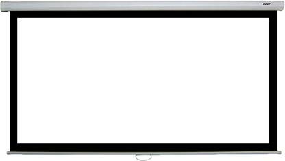 Logic 93inch MW Instalock Slow Retraction Screen, Aspect Ratio-16:10 Projector Screen (Width 200 cm x 125 cm Height)