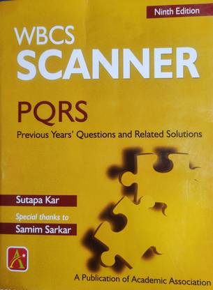 Wbcs Scanner "9th Edition" "previous Years' Questions And Related Solutions
