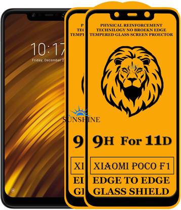 SUNSHINE Edge To Edge Tempered Glass for POCO F1