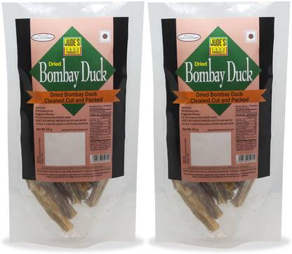 Judes Food Products Dried Bombay Duck Cleaned, Cut and packed - Pack of 2 X 50gms Slices