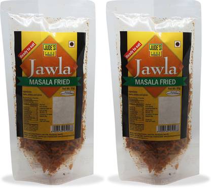 Judes Food Products Masala Fried Jawla Ready to eat - Pack of 2 x 50gms Crumbs