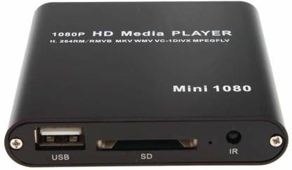 H-its Kabel Ful HD 1080P Media Player to Play Movies Music Photo on TV Box HDMI USB SD AV YUV Media Streaming Device