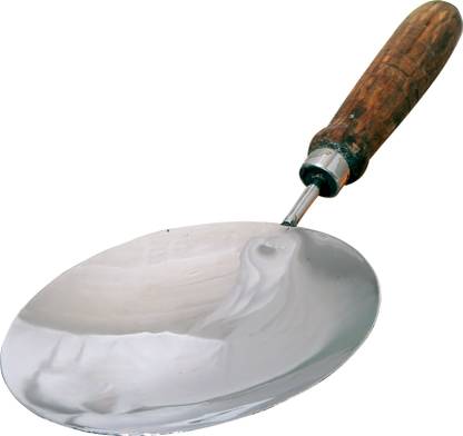 malabar Stainless Steel Rice Serving Spoon with wooden Handle, Ideal for Restaurant, catering and canteens, (11.75 x 6 Inches) Stainless Steel Serving Spoon