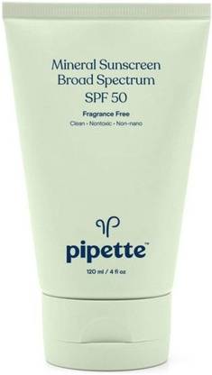 Pipette Sunscreen - SPF 50 Mineral Sunscreen Broad Spectrum