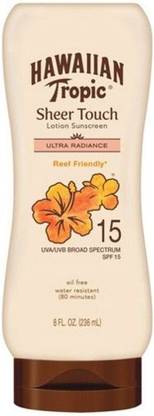 Hawaiian Tropic Sunscreen - SPF 50 Sheer Touch Ultra Radiance Lotion Sunscreen