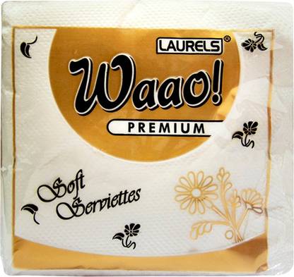 Laurels Tissue Paper Napkins - 100 Tissue Toilet Paper Roll