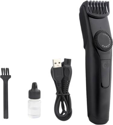 ASXD Professional USB Rechargeable Cordless Hair Trimmer Runtime: 60 min Trimmer for Men Trimmer 180 min  Runtime 1 Length Settings