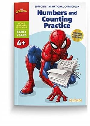 Spider-Man Numbers and Counting Practice 4+