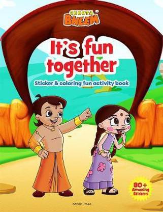 Chhota Bheem - Sticker And Coloring Fun Activity Book By Miss & Chief