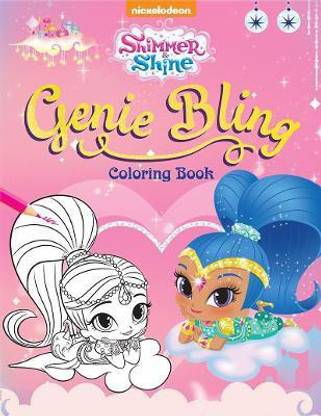 Genie Bling: Coloring Book for Kids (Shimmer & Shine)  - By Miss & Chief First Edition