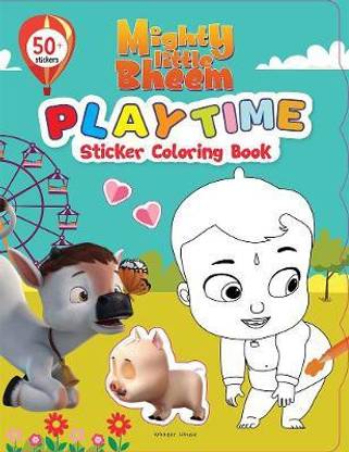 Mighty Little Bheem  - Sticker And Coloring Fun Activity Book By Miss & Chief