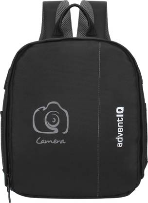 AdventIQ DSLR/SLR Camera Lens Shoulder Printed Backpack-(BNP 0197P-Camera 1)-Grey Clr  Camera Bag