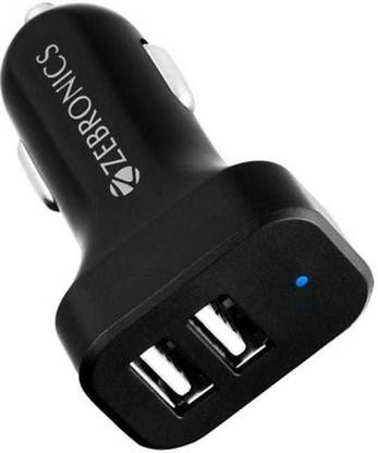 ZEBRONICS 10.5 W Turbo Car Charger