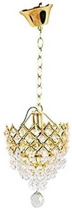 Shri Mahal Antiques Crystal Hanging Light Chandelier Ceiling Lamp