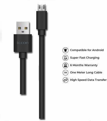 ICCON Micro USB Cable 10 m MDC 01
