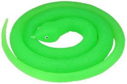 s yuvraj Pack of-1pcs Realistic Rubber Snake Toy, Rubber Snakes to Keep Birds Away, Fake Green Transparent Snake for Garden Props to Scare Squirrels, Scary Gag Lifelike Snakes Pranks Toys snack Gag Toy (Green Transparent) Fake Snakes Prank Toy Rubber Realistic Gag Toy snake Gag Toy