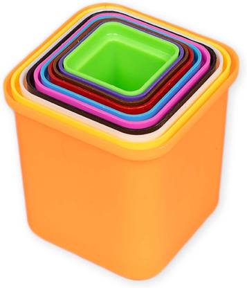 ARNIYAVALA Original Build Up Stacking Cubes for Kids ( Multi Colored )