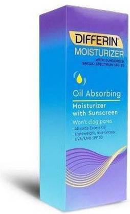 Differin Oil Absorbing Moisturizer with Sunscreen, Broad-Spectrum UVA/UVB