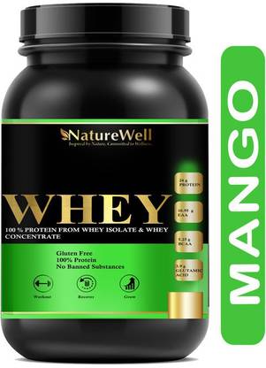 Naturewell Gold Standard 100% Protein Powder - Primary Source Isolate Whey Protein (AS1243) Whey Protein