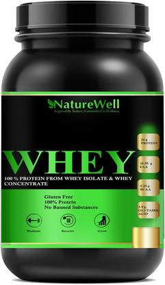 Naturewell Gold Standard 100% Protein Powder - Primary Source Isolate Whey Protein (AS1556) Whey Protein