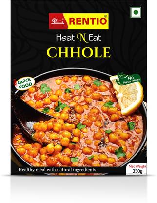 Rentio Heat N Eat Chhole, Pack of 4 1000 g